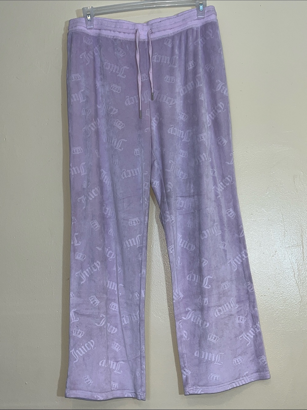 Lilac Plush Logo Joggers - Juicy Couture woman